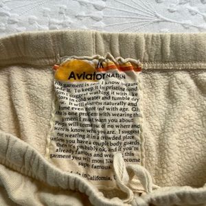 Aviator nation 5 stripe sweatpants